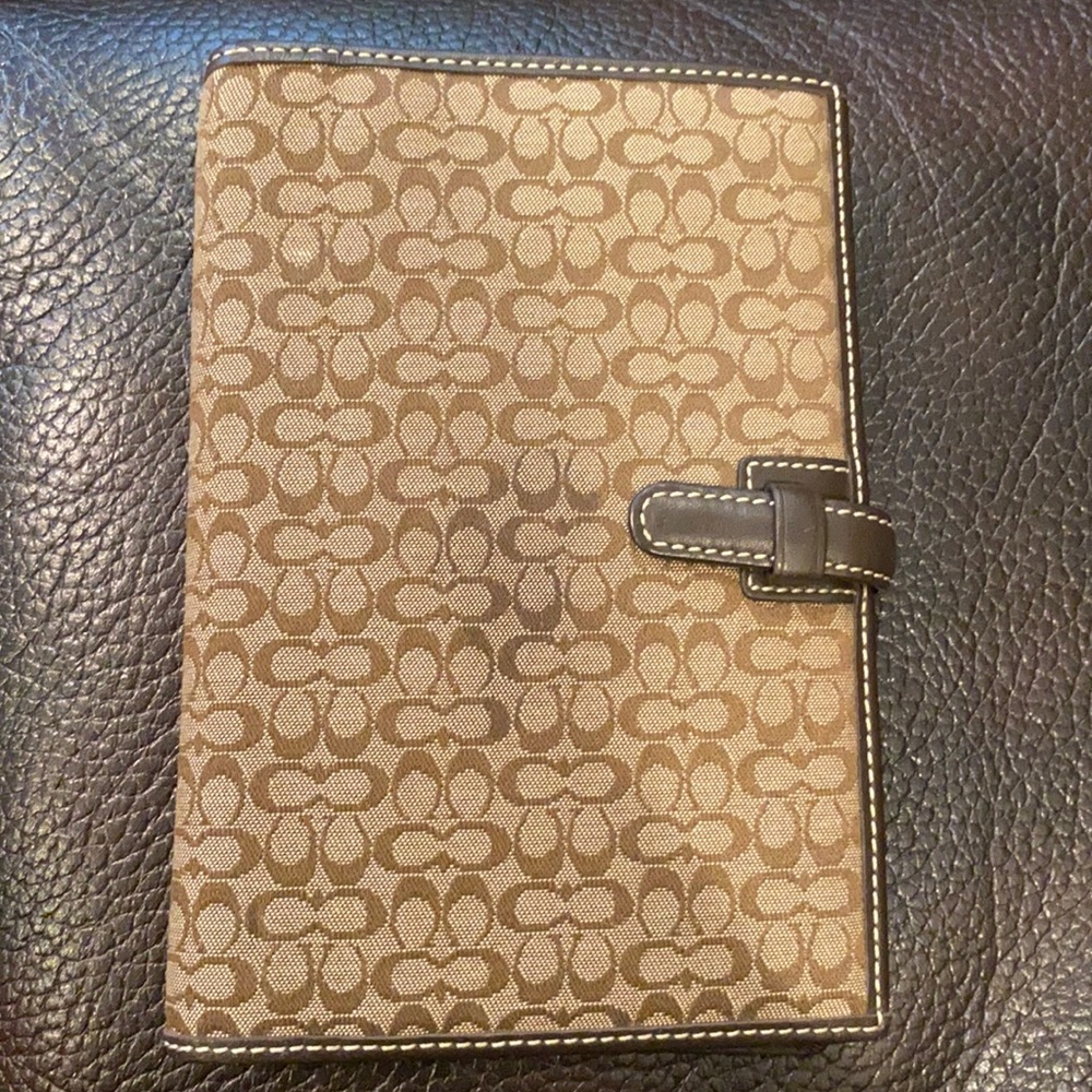 Coach Address Portfolio Book.
